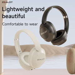 Zealot B38 Over-Ear Noise Reduction Bluetooth Earphone(White) - HoMEdemic™ 