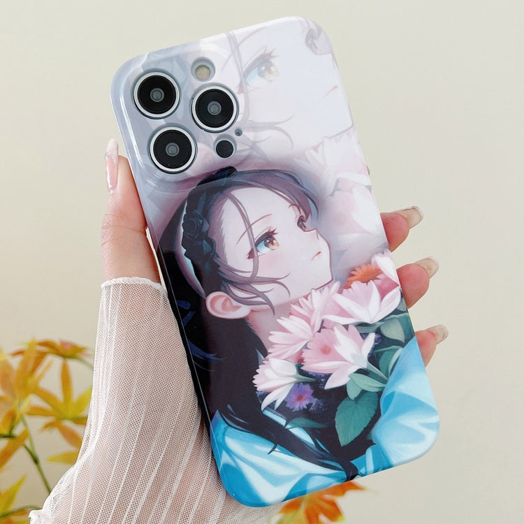 For iPhone 15 Pro PC Phone Case(Holding Lilies) - HoMEdemic™ 