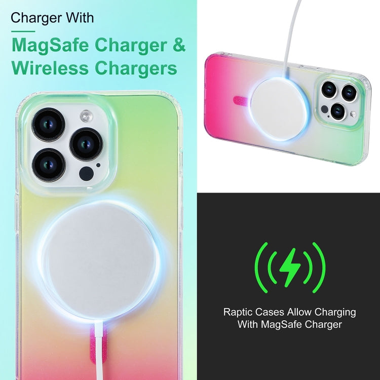 For iPhone 15 Pro Magic Diamond Blu-ray MagSafe Phone Case(White) - HoMEdemic™ 