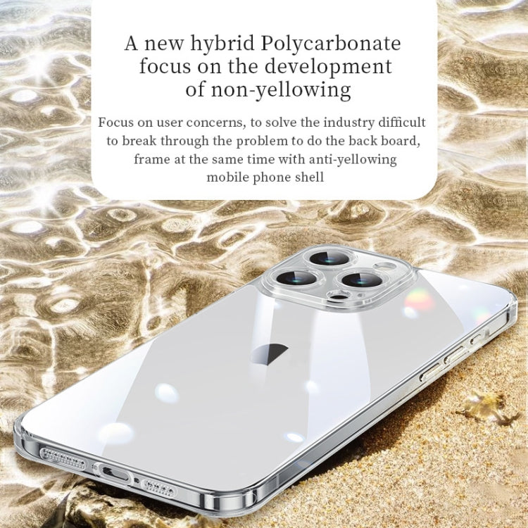 For iPhone 15 Pro SULADA TPU Frame + Tempered Glass Transparent Phone Case(White) - HoMEdemic™ 