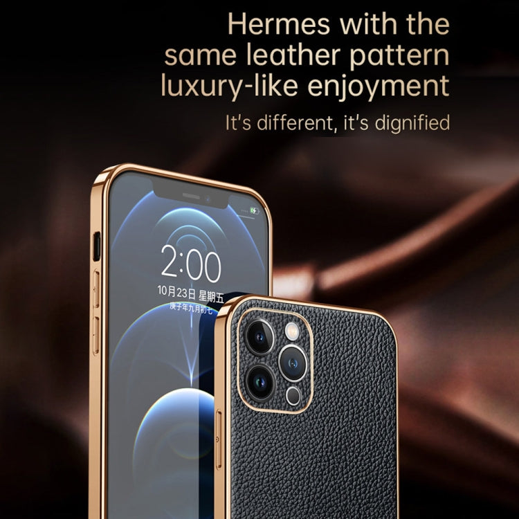 For iPhone 15 SULADA TPU + Litchi Texture Leather Phone Case(Orange) - HoMEdemic™ 