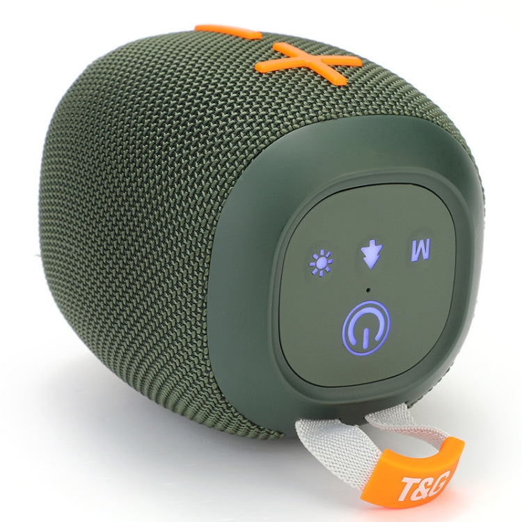 T&G TG-389 Portable Outdoor IPX5 Waterproof Wireless Bluetooth Speaker(Army Green) - HoMEdemic™ 