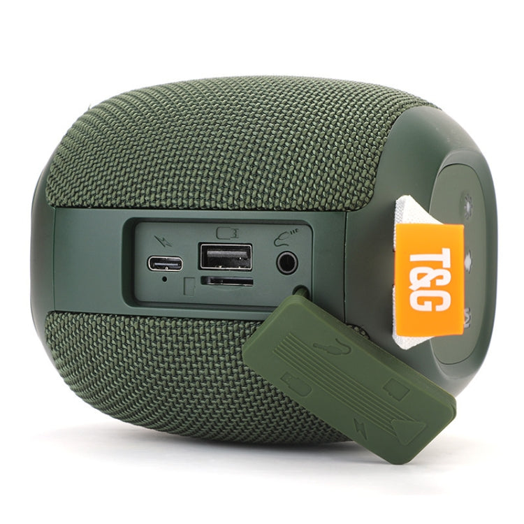T&G TG-389 Portable Outdoor IPX5 Waterproof Wireless Bluetooth Speaker(Army Green) - HoMEdemic™ 