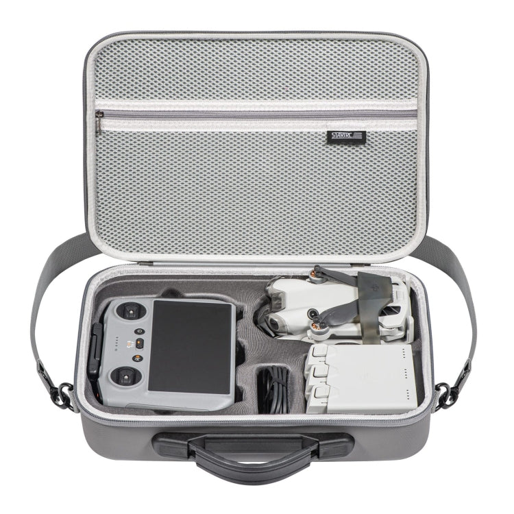 For DJI Mini 4 Pro / RC 2 with Screen STARTRC Shoulder Storage Bag PU Handbag(Grey) - HoMEdemic™ 