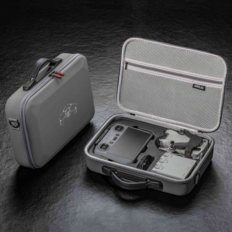 For DJI Mini 4 Pro / RC 2 with Screen STARTRC Shoulder Storage Bag PU Handbag(Grey) - HoMEdemic™ 