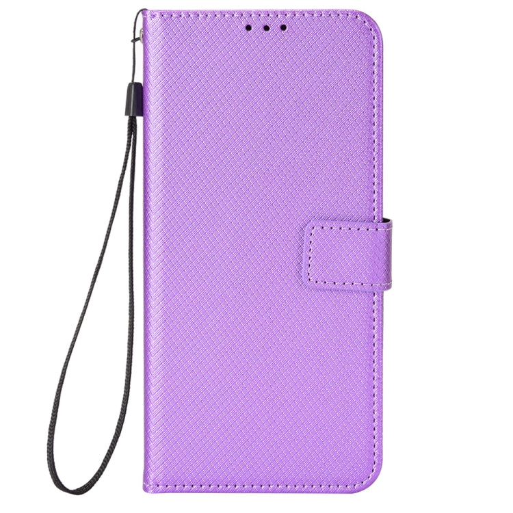 For iPhone 15 Pro Max Diamond Texture Leather Phone Case(Purple) - HoMEdemic™ 