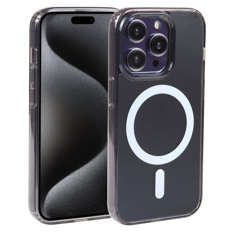 For iPhone 15 Pro GEBEI MagSafe Magnetic Transparent Phone Case(Transparent Black) - HoMEdemic™ 