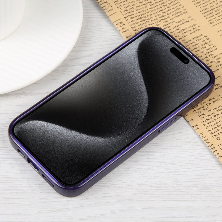 For iPhone 15 Pro GEBEI MagSafe Magnetic Transparent Phone Case(Purple) - HoMEdemic™ 