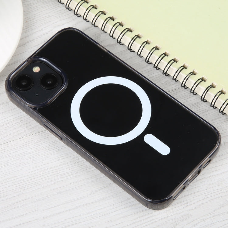 For iPhone 15 GEBEI MagSafe Magnetic Transparent Phone Case(Transparent Black) - HoMEdemic™ 