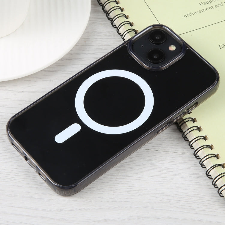 For iPhone 15 GEBEI MagSafe Magnetic Transparent Phone Case(Transparent Black) - HoMEdemic™ 