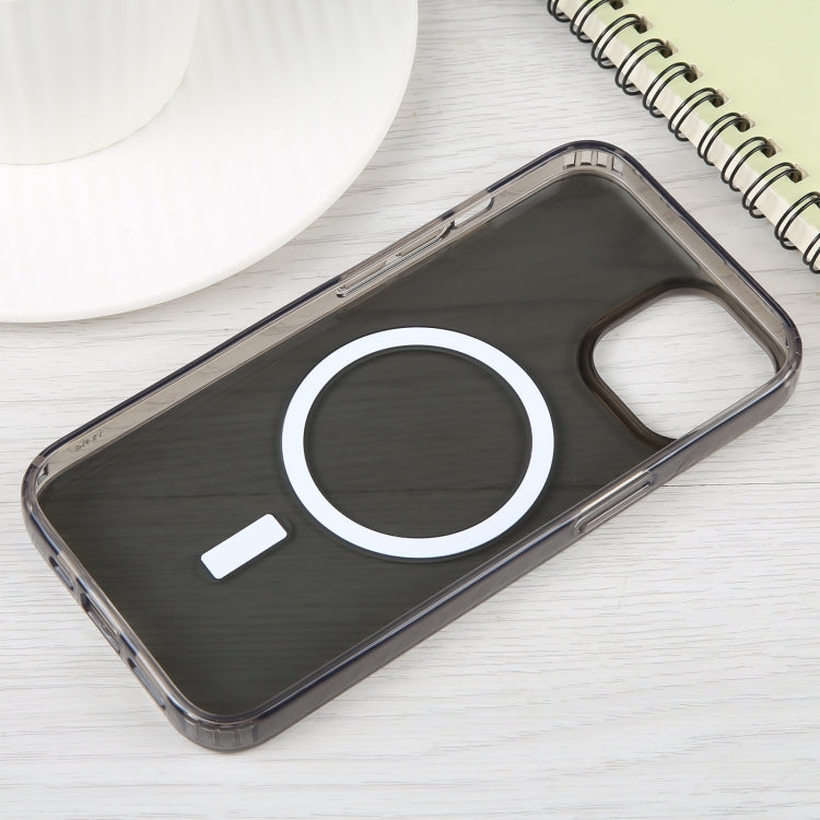 For iPhone 15 GEBEI MagSafe Magnetic Transparent Phone Case(Transparent Black) - HoMEdemic™ 