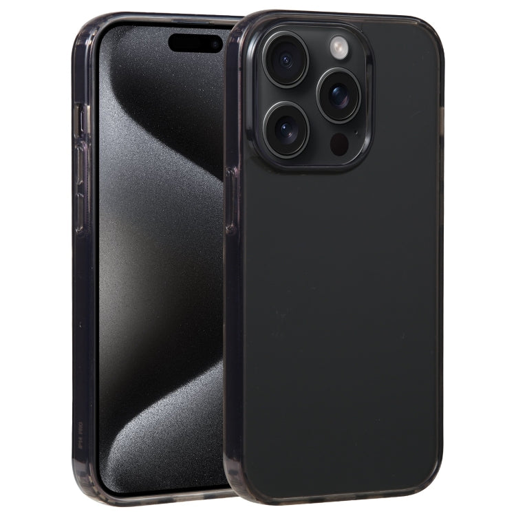For iPhone 15 Pro Max GEBEI Acrylic Phone Case(Transparent Black) - HoMEdemic™ 