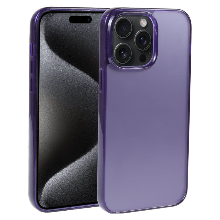 For iPhone 15 Pro Max GEBEI Acrylic Phone Case(Purple) - HoMEdemic™ 