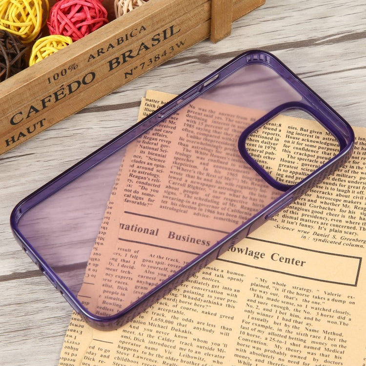For iPhone 15 Pro Max GEBEI Acrylic Phone Case(Purple) - HoMEdemic™ 