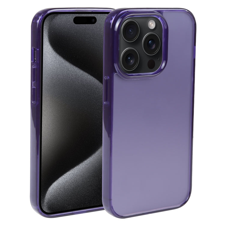For iPhone 15 Pro GEBEI Acrylic Phone Case(Purple) - HoMEdemic™ 