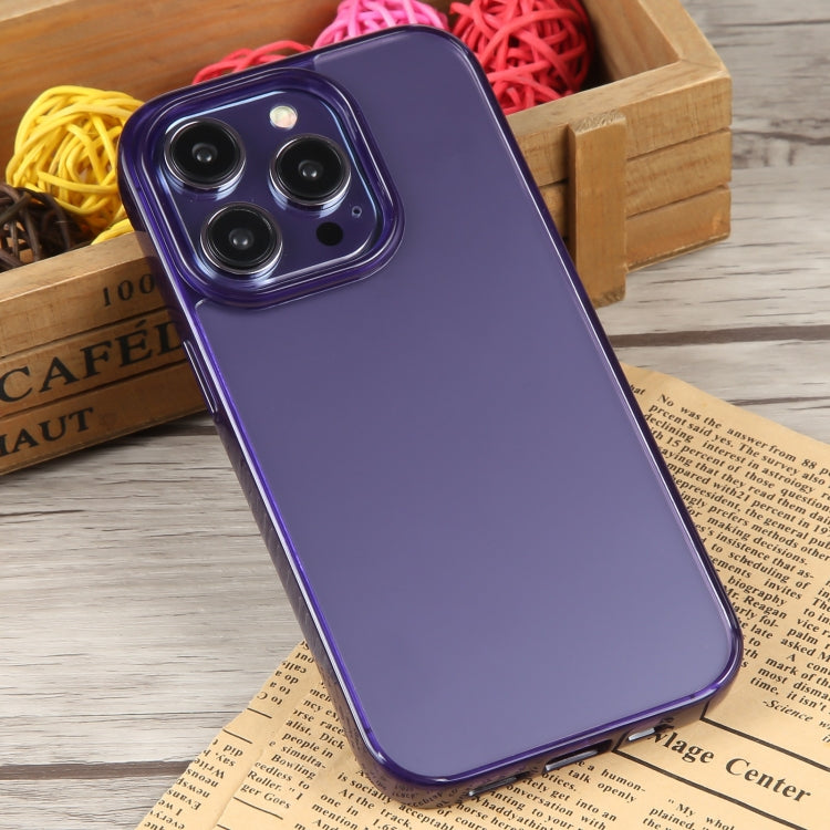 For iPhone 15 Pro GEBEI Acrylic Phone Case(Purple) - HoMEdemic™ 