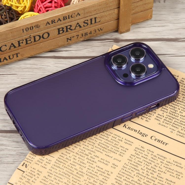 For iPhone 15 Pro GEBEI Acrylic Phone Case(Purple) - HoMEdemic™ 