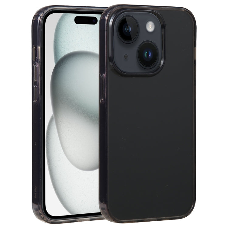 For iPhone 15 Plus GEBEI Acrylic Phone Case(Transparent Black) - HoMEdemic™ 