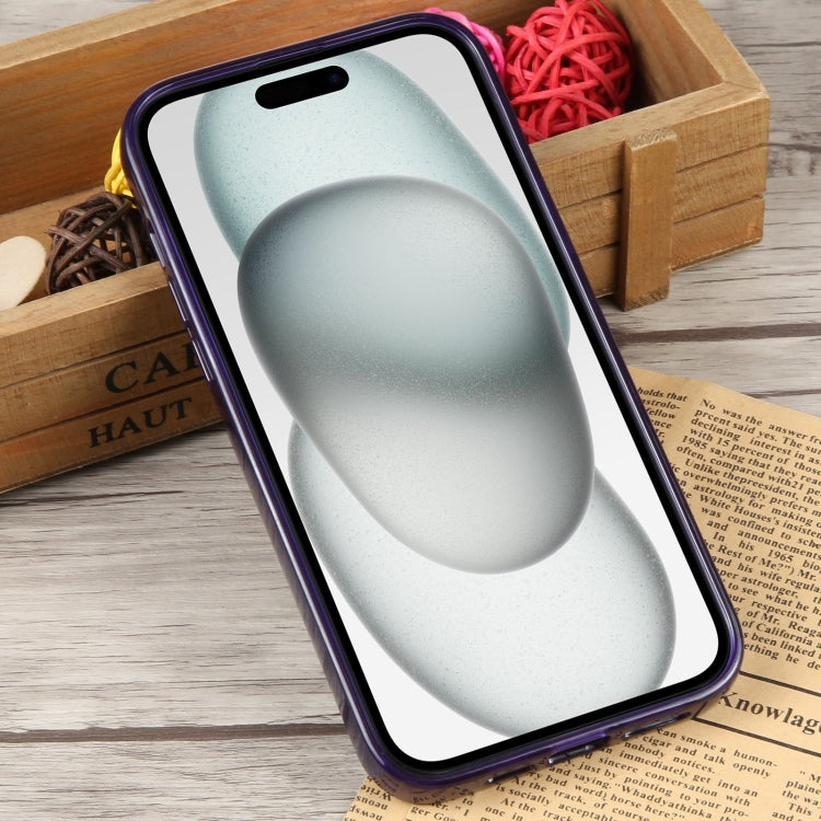 For iPhone 15 Plus GEBEI Acrylic Phone Case(Purple) - HoMEdemic™ 