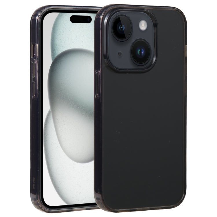 For iPhone 15 GEBEI Acrylic Phone Case(Transparent Black) - HoMEdemic™ 
