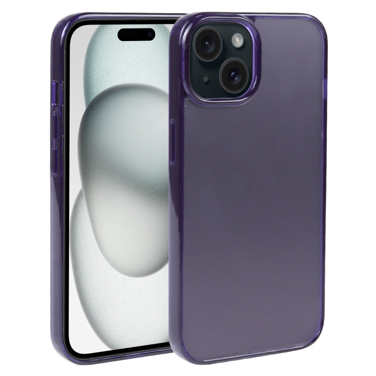 For iPhone 15 GEBEI Acrylic Phone Case(Purple) - HoMEdemic™ 