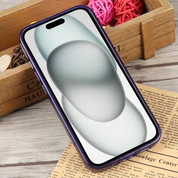 For iPhone 15 GEBEI Acrylic Phone Case(Purple) - HoMEdemic™ 