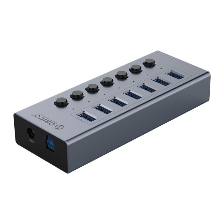 ORICO BT2U3-7AB-GY-BP 7 Ports USB 3.0 HUB with Individual Switches(AU Plug) - HoMEdemic™ 