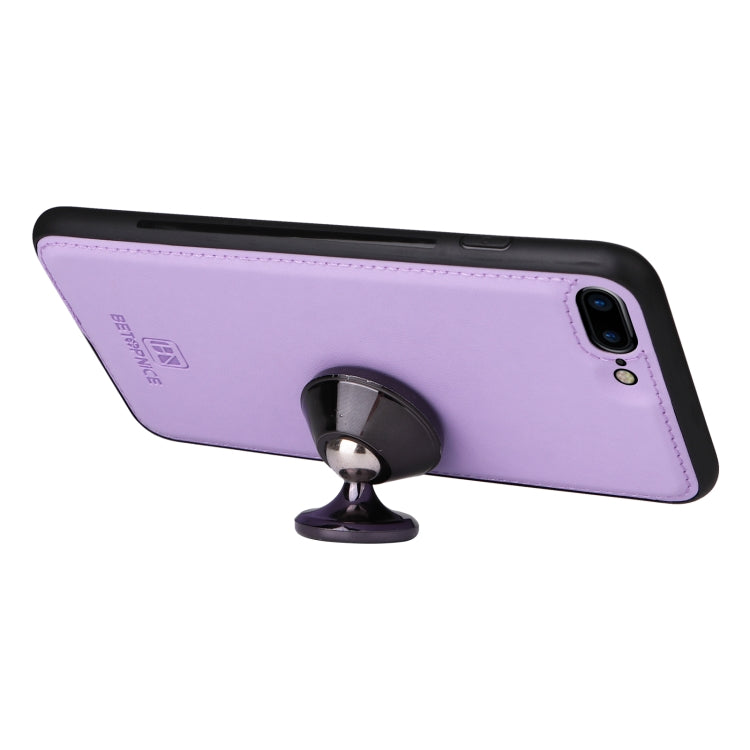 For iPhone 6 Plus / 7 Plus / 8 Plus BETOPNICE BN-005 2 in 1 Detachable Imitate Genuine Leather Phone Case(Light Purple) - HoMEdemic™ 