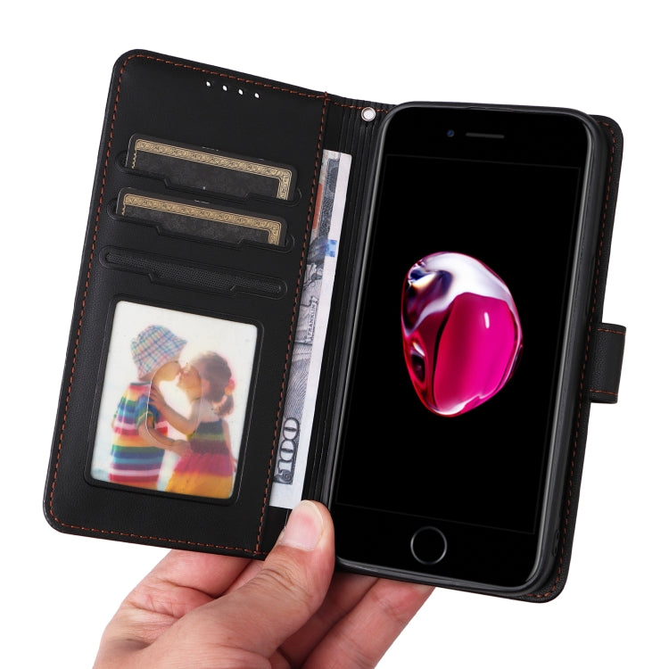 For iPhone 6 Plus / 7 Plus / 8 Plus BETOPNICE BN-005 2 in 1 Detachable Imitate Genuine Leather Phone Case(Black) - HoMEdemic™ 
