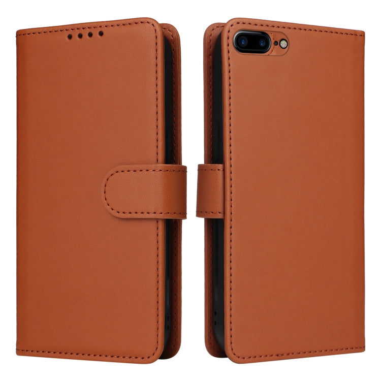 For iPhone 6 Plus / 7 Plus / 8 Plus BETOPNICE BN-005 2 in 1 Detachable Imitate Genuine Leather Phone Case(Brown) - HoMEdemic™ 