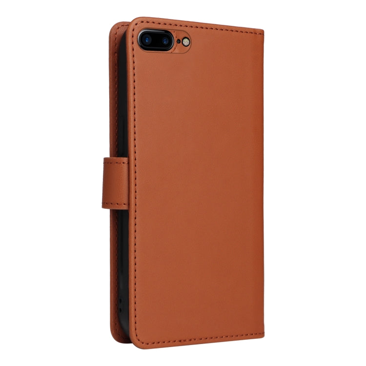 For iPhone 6 Plus / 7 Plus / 8 Plus BETOPNICE BN-005 2 in 1 Detachable Imitate Genuine Leather Phone Case(Brown) - HoMEdemic™ 