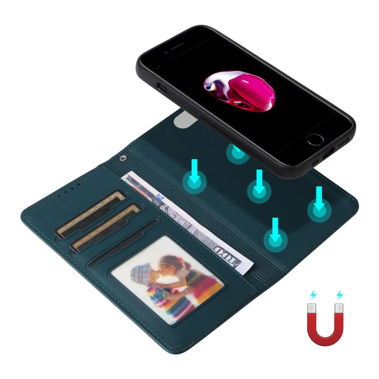 For iPhone 6 Plus / 7 Plus / 8 Plus BETOPNICE BN-005 2 in 1 Detachable Imitate Genuine Leather Phone Case(Blue) - HoMEdemic™ 
