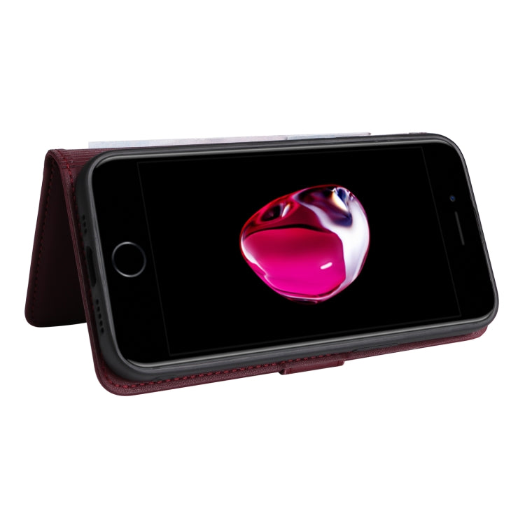For iPhone 6 Plus / 7 Plus / 8 Plus BETOPNICE BN-005 2 in 1 Detachable Imitate Genuine Leather Phone Case(Wine Red) - HoMEdemic™ 