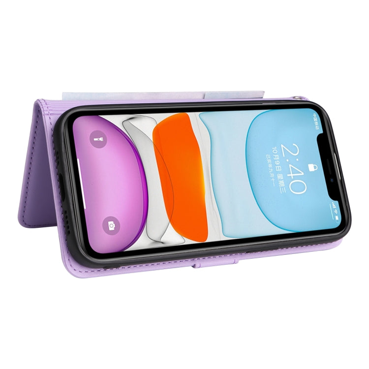 For iPhone 11 BETOPNICE BN-005 2 in 1 Detachable Imitate Genuine Leather Phone Case(Light Purple) - HoMEdemic™ 