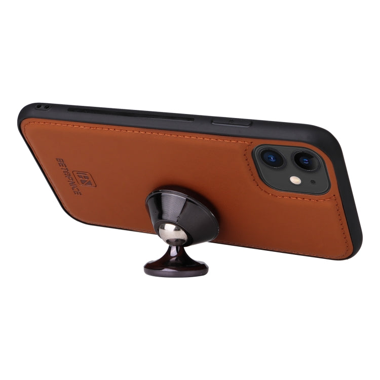 For iPhone 11 BETOPNICE BN-005 2 in 1 Detachable Imitate Genuine Leather Phone Case(Brown) - HoMEdemic™ 
