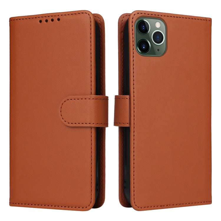 For iPhone 11 Pro Max BETOPNICE BN-005 2 in 1 Detachable Imitate Genuine Leather Phone Case(Brown) - HoMEdemic™ 