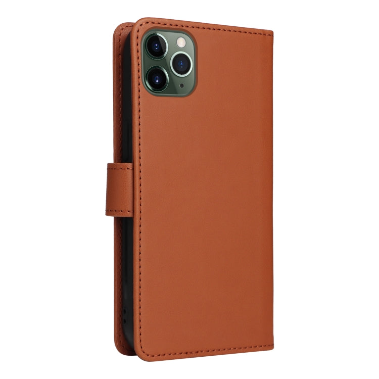 For iPhone 11 Pro Max BETOPNICE BN-005 2 in 1 Detachable Imitate Genuine Leather Phone Case(Brown) - HoMEdemic™ 