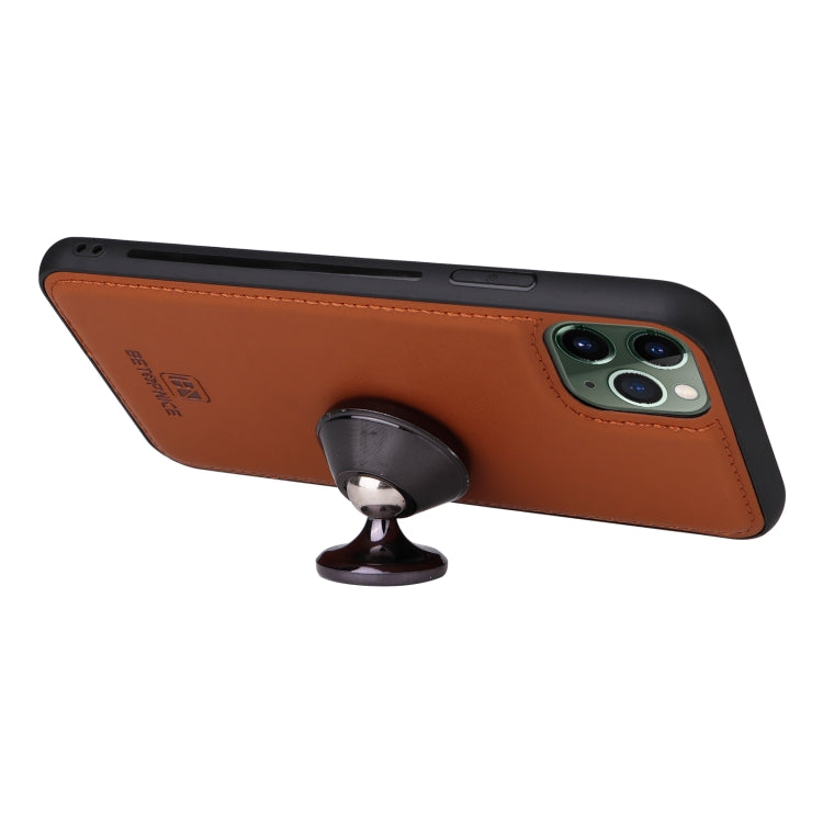 For iPhone 11 Pro Max BETOPNICE BN-005 2 in 1 Detachable Imitate Genuine Leather Phone Case(Brown) - HoMEdemic™ 
