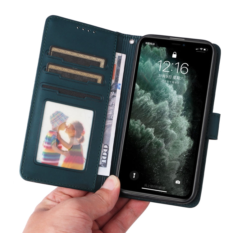 For iPhone 11 Pro Max BETOPNICE BN-005 2 in 1 Detachable Imitate Genuine Leather Phone Case(Blue) - HoMEdemic™ 