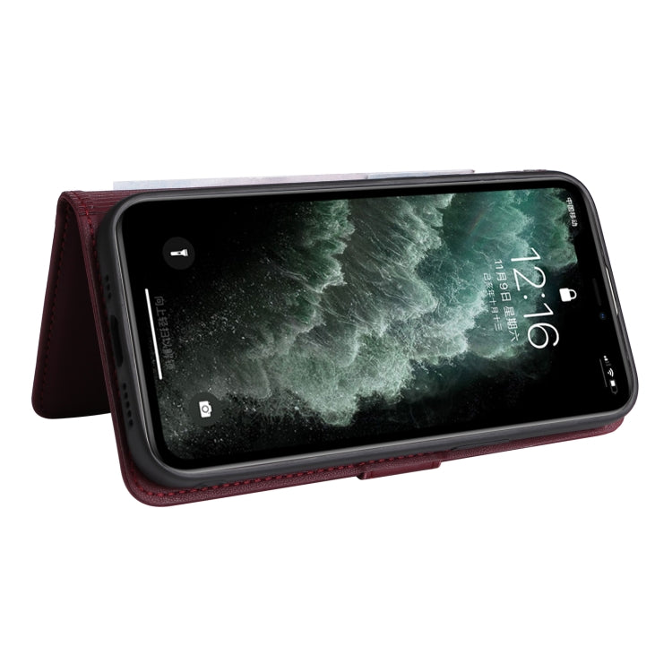 For iPhone 11 Pro Max BETOPNICE BN-005 2 in 1 Detachable Imitate Genuine Leather Phone Case(Wine Red) - HoMEdemic™ 