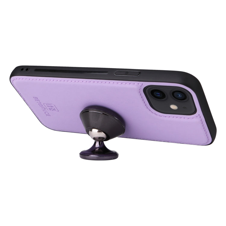 For iPhone 12 Pro / 12 BETOPNICE BN-005 2 in 1 Detachable Imitate Genuine Leather Phone Case(Light Purple) - HoMEdemic™ 