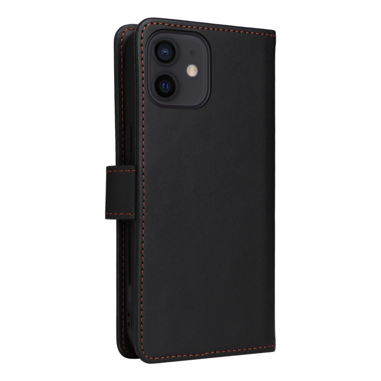 For iPhone 12 Pro / 12 BETOPNICE BN-005 2 in 1 Detachable Imitate Genuine Leather Phone Case(Black) - HoMEdemic™ 