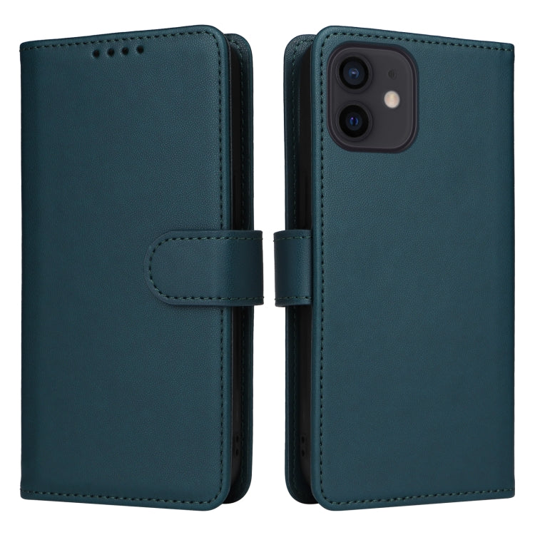 For iPhone 12 Pro / 12 BETOPNICE BN-005 2 in 1 Detachable Imitate Genuine Leather Phone Case(Blue) - HoMEdemic™ 