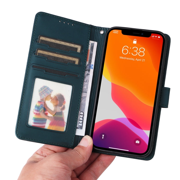 For iPhone 12 Pro / 12 BETOPNICE BN-005 2 in 1 Detachable Imitate Genuine Leather Phone Case(Blue) - HoMEdemic™ 