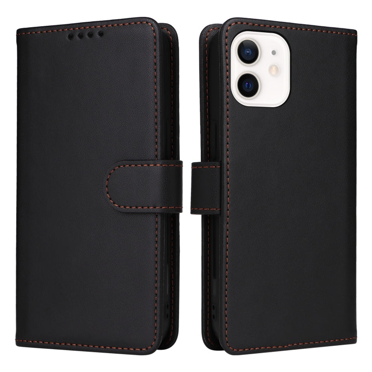 For iPhone 12 mini BETOPNICE BN-005 2 in 1 Detachable Imitate Genuine Leather Phone Case(Black) - HoMEdemic™ 