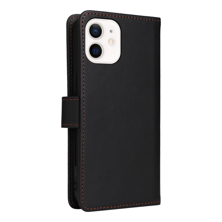 For iPhone 12 mini BETOPNICE BN-005 2 in 1 Detachable Imitate Genuine Leather Phone Case(Black) - HoMEdemic™ 