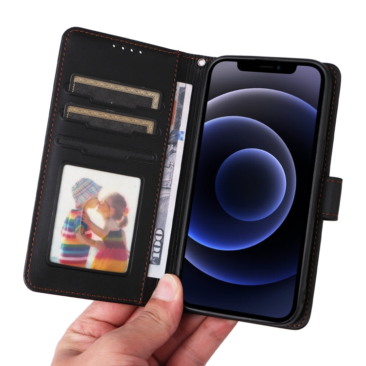 For iPhone 12 mini BETOPNICE BN-005 2 in 1 Detachable Imitate Genuine Leather Phone Case(Black) - HoMEdemic™ 