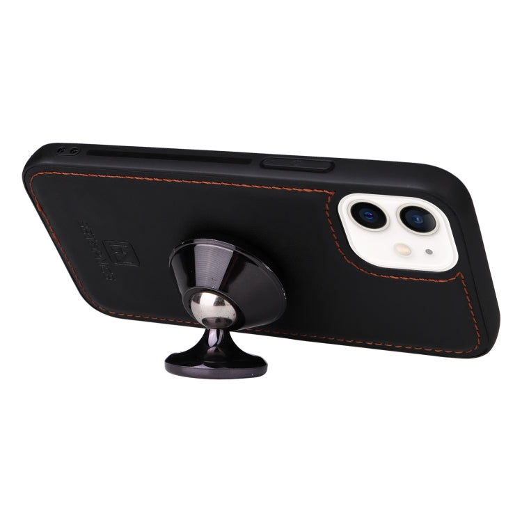 For iPhone 12 mini BETOPNICE BN-005 2 in 1 Detachable Imitate Genuine Leather Phone Case(Black) - HoMEdemic™ 