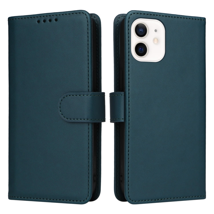 For iPhone 12 mini BETOPNICE BN-005 2 in 1 Detachable Imitate Genuine Leather Phone Case(Blue) - HoMEdemic™ 