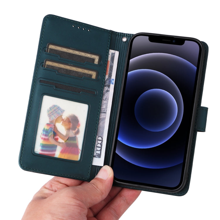 For iPhone 12 mini BETOPNICE BN-005 2 in 1 Detachable Imitate Genuine Leather Phone Case(Blue) - HoMEdemic™ 